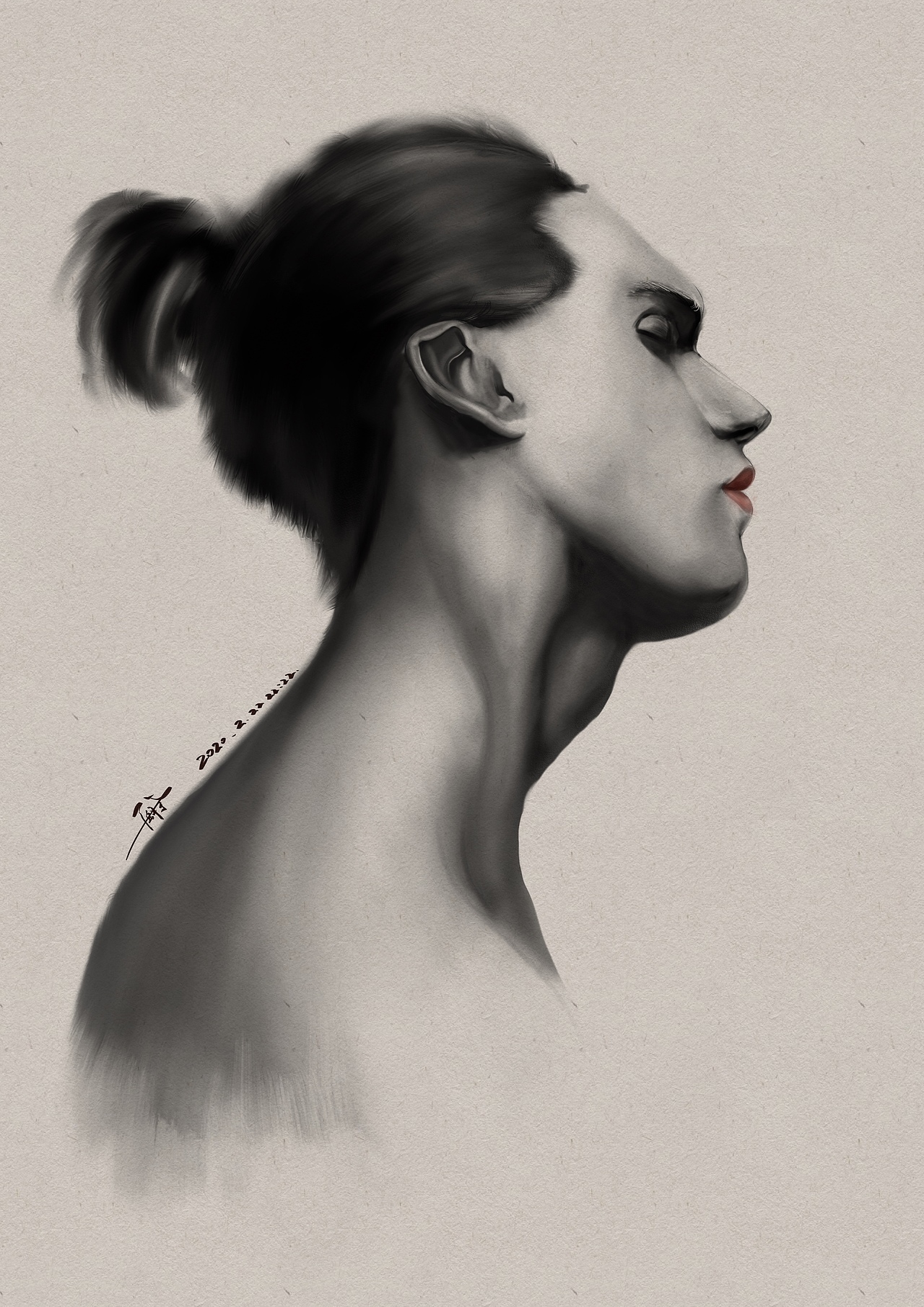 思考著什么（圖ZMTk3MDg4NjE2） - 創(chuàng)作習(xí)作 - 站酷設(shè)計師chao先森原創(chuàng)素材 - 站酷ZCOOL