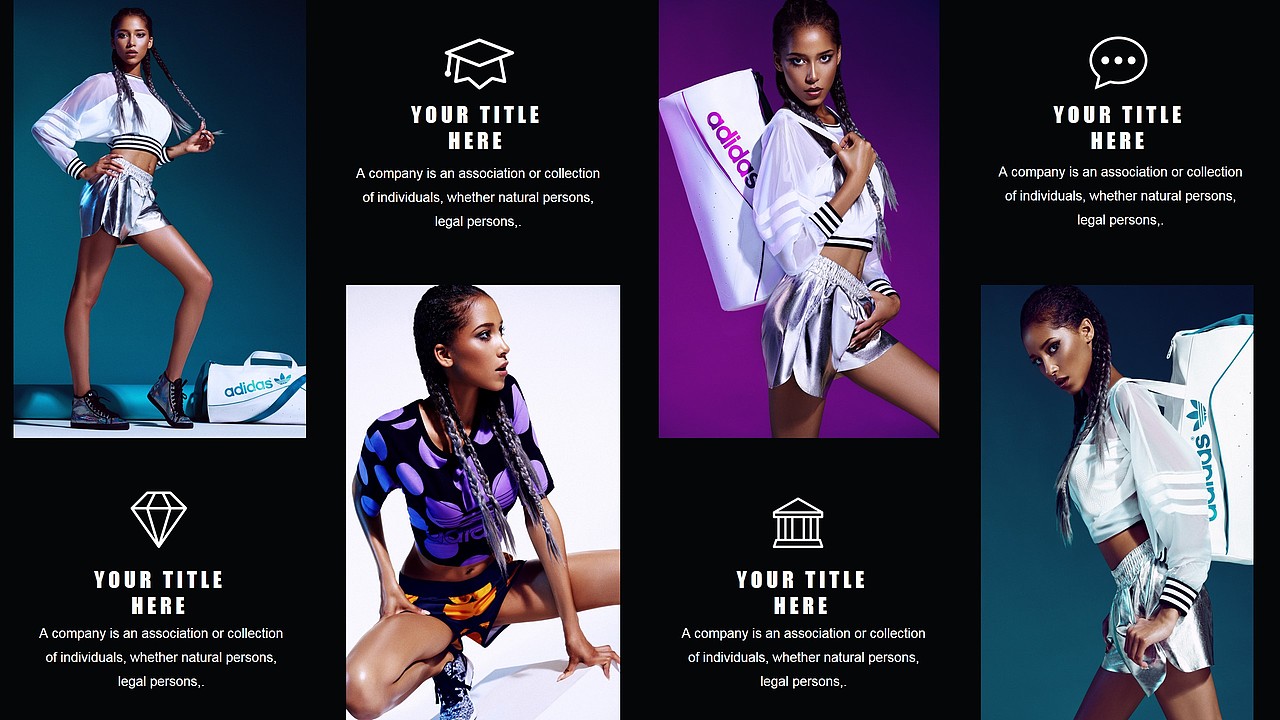 adidas阿迪达斯时尚运动品牌营销策划PPT模板（图ZNzgzNDA0OTY=） - PPT/Keynote - 站酷设计师MASEFAT工作室原创素材 - 站酷ZCOOL