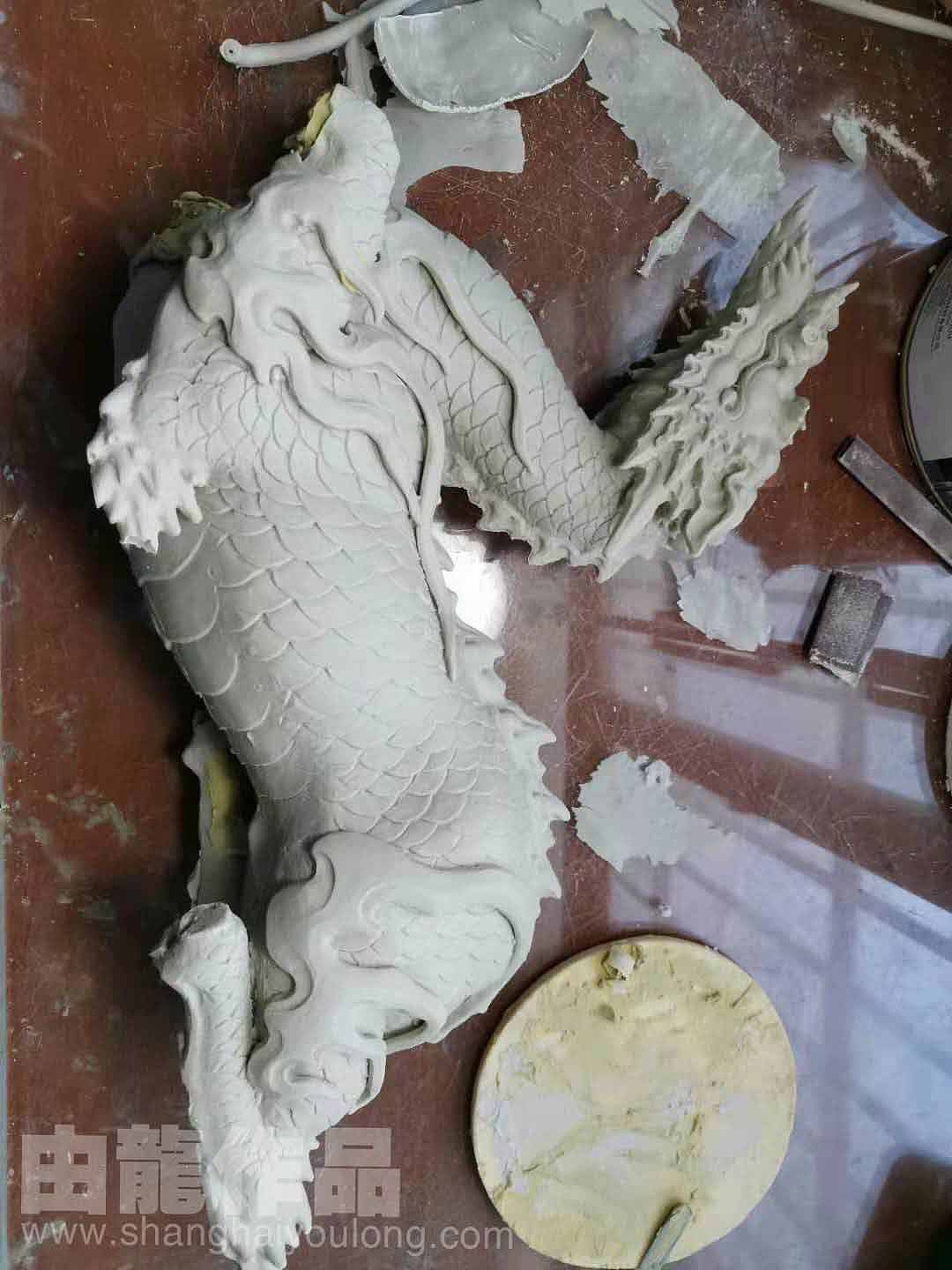 由龙款铜雕麒麟制作流程揭秘（图ZMjgwMzY5NjM2） - 工艺品设计 - 站酷设计师上海由龍工作室原创素材 - 站酷ZCOOL