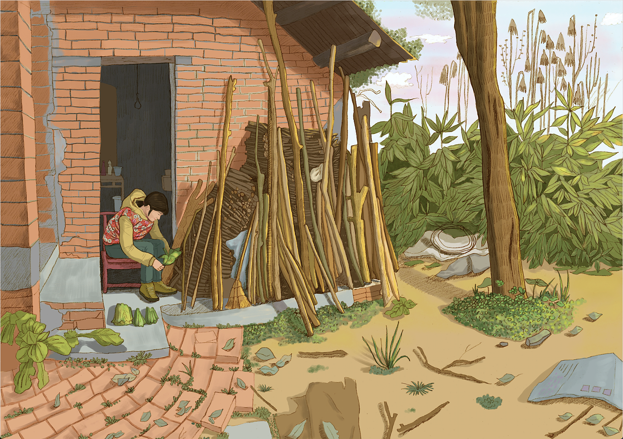 童年的回忆|插画|商业插画|零小芽 - 原创作品 - 站酷 (zcool)