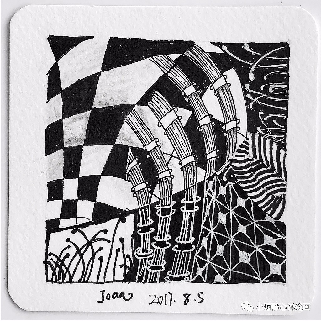 禅绕画（图ZMTIzMTg1NDM2） - 绘画 - 站酷设计师小琼静心禅绕画原创素材 - 站酷ZCOOL