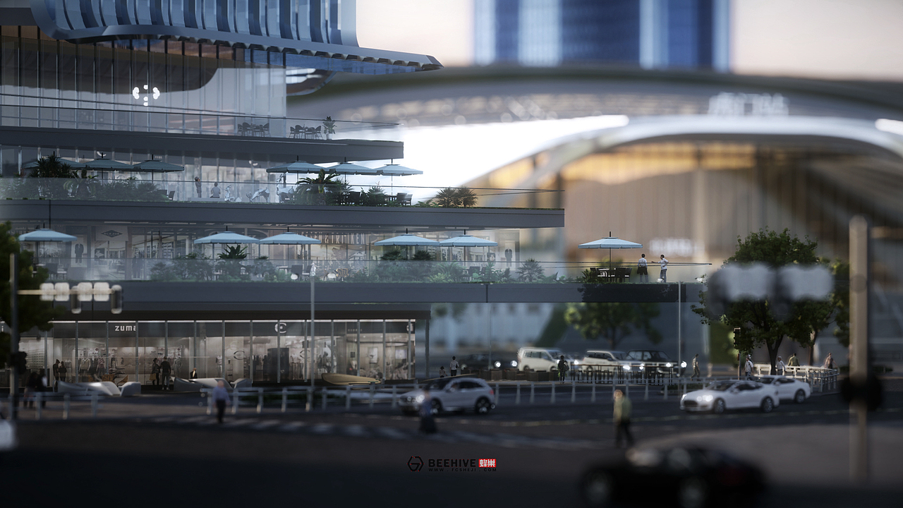 | -Aedas City- | 极速Lumion动画（图ZMjU4NjIyOTA4） - 建筑/空间 - 站酷设计师BEEHIVE_唐原创素材 - 站酷ZCOOL