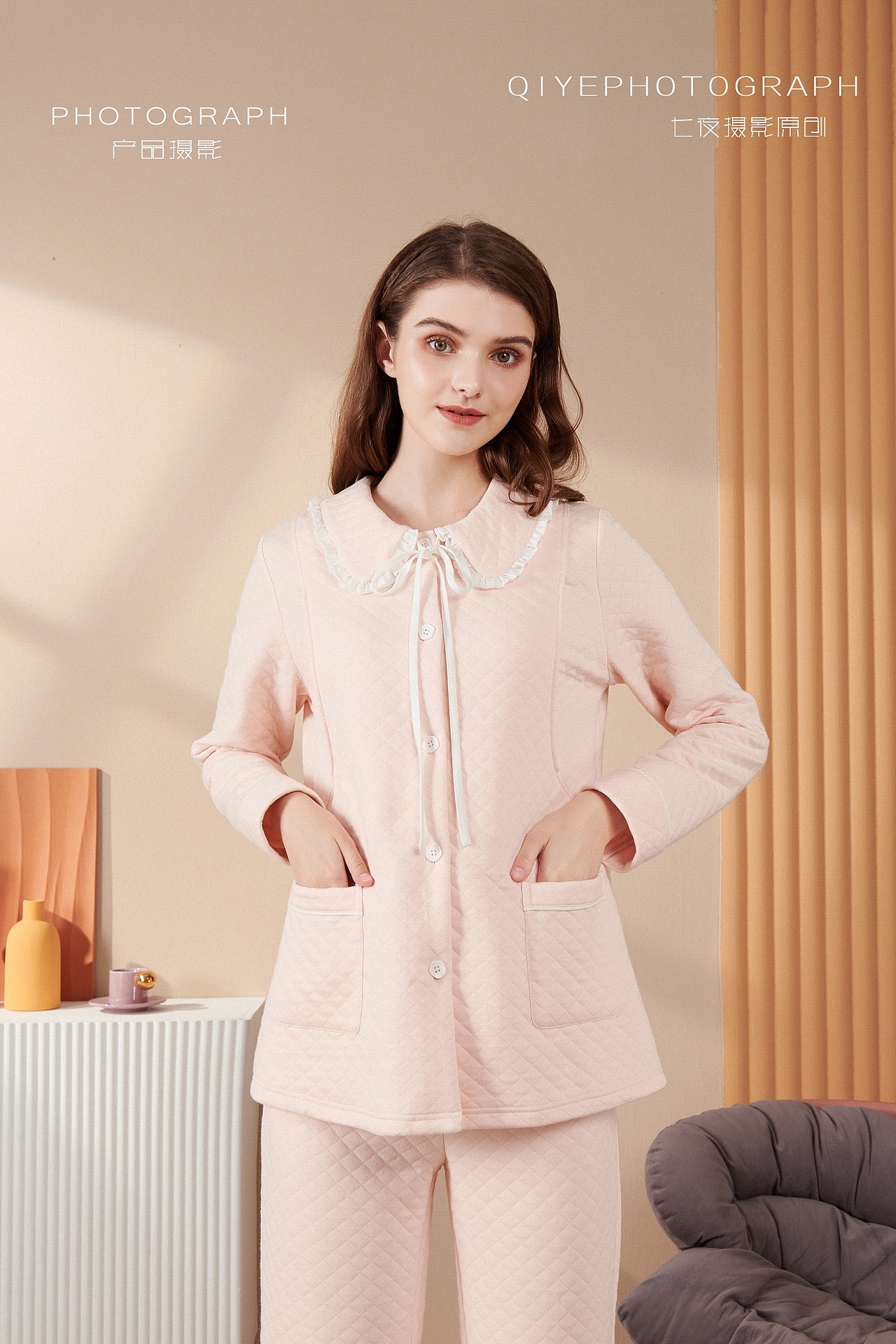 月子服拍摄,睡衣拍摄 外模女模摄影 人像摄影