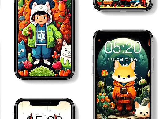Midjourney 绘制手机壁纸