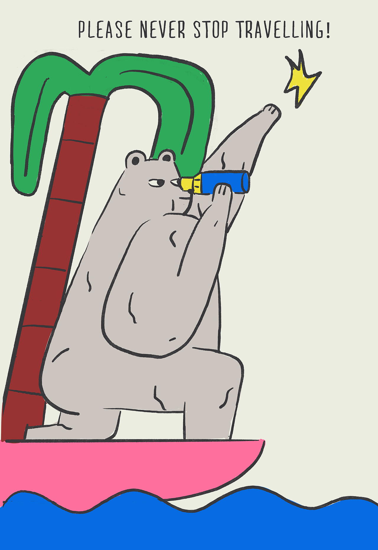 Animals on a boat（图ZMjY2NDA4Mzcy） - 艺术插画 - 站酷设计师是画画的圈圈原创素材 - 站酷ZCOOL