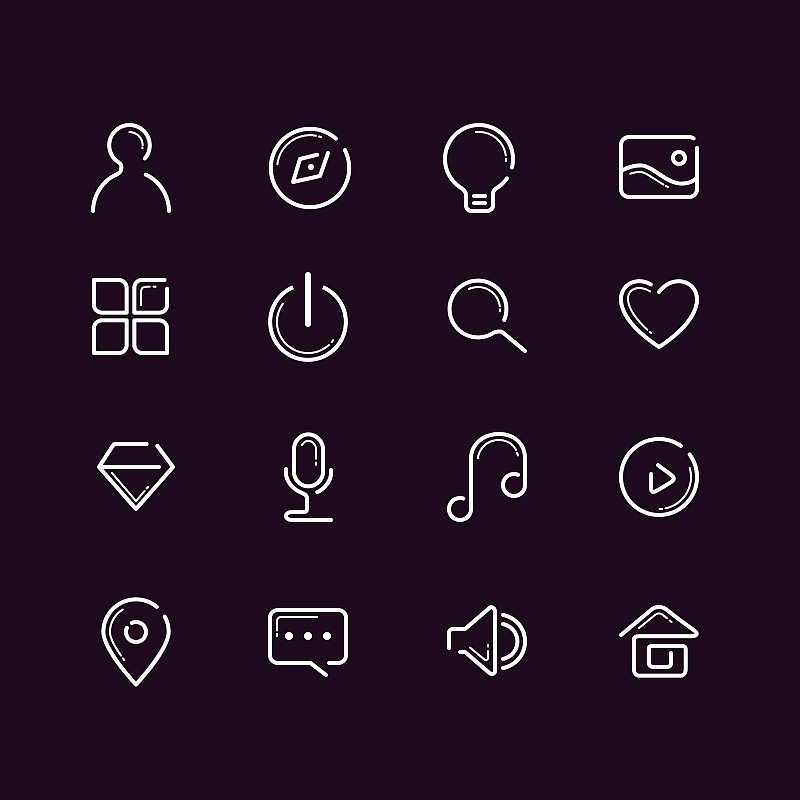 图标练习（图ZNzA1OTYxNDg=） - 图标 - 站酷设计师lincheng0322原创素材 - 站酷ZCOOL