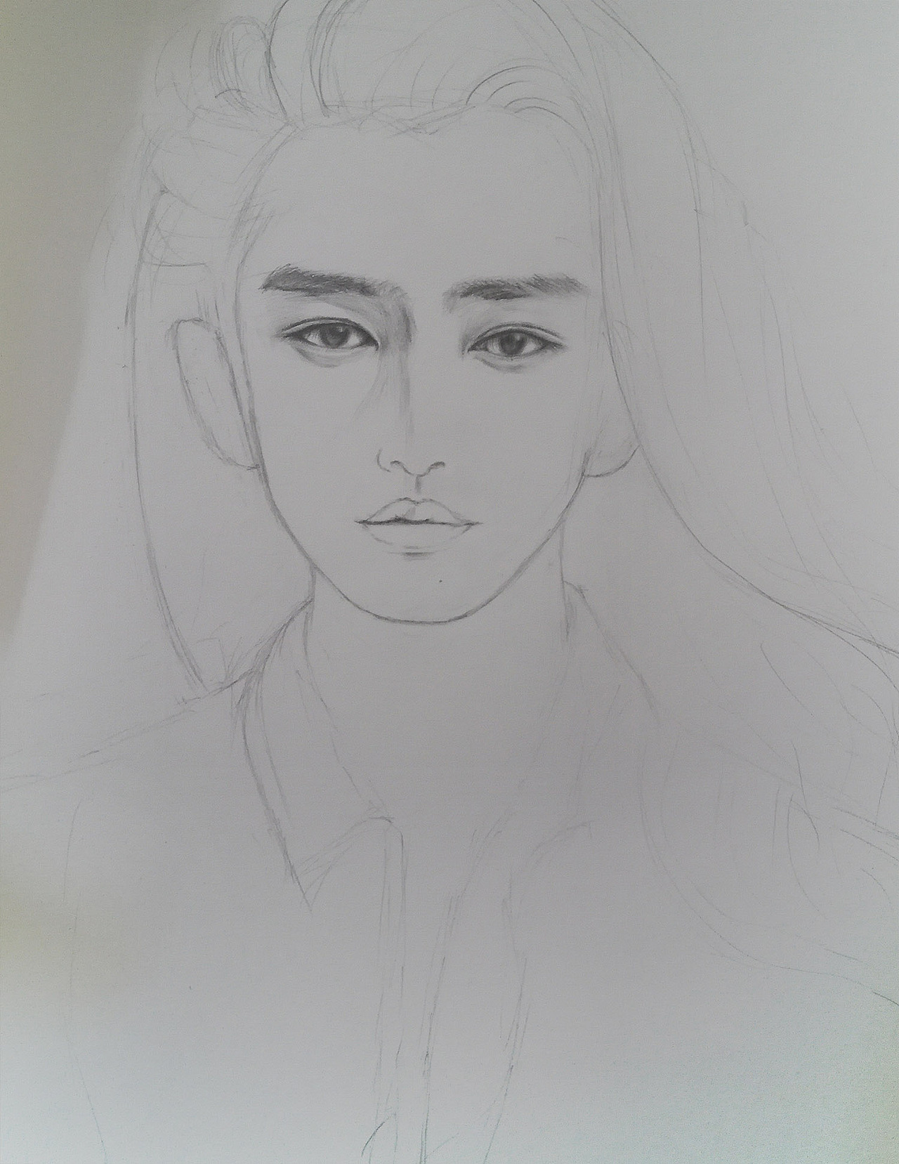 素描人像練習(xí)－入畫（圖ZNDM0ODI0NjA=） - 創(chuàng)作習(xí)作 - 站酷設(shè)計師元紫彈原創(chuàng)素材 - 站酷ZCOOL