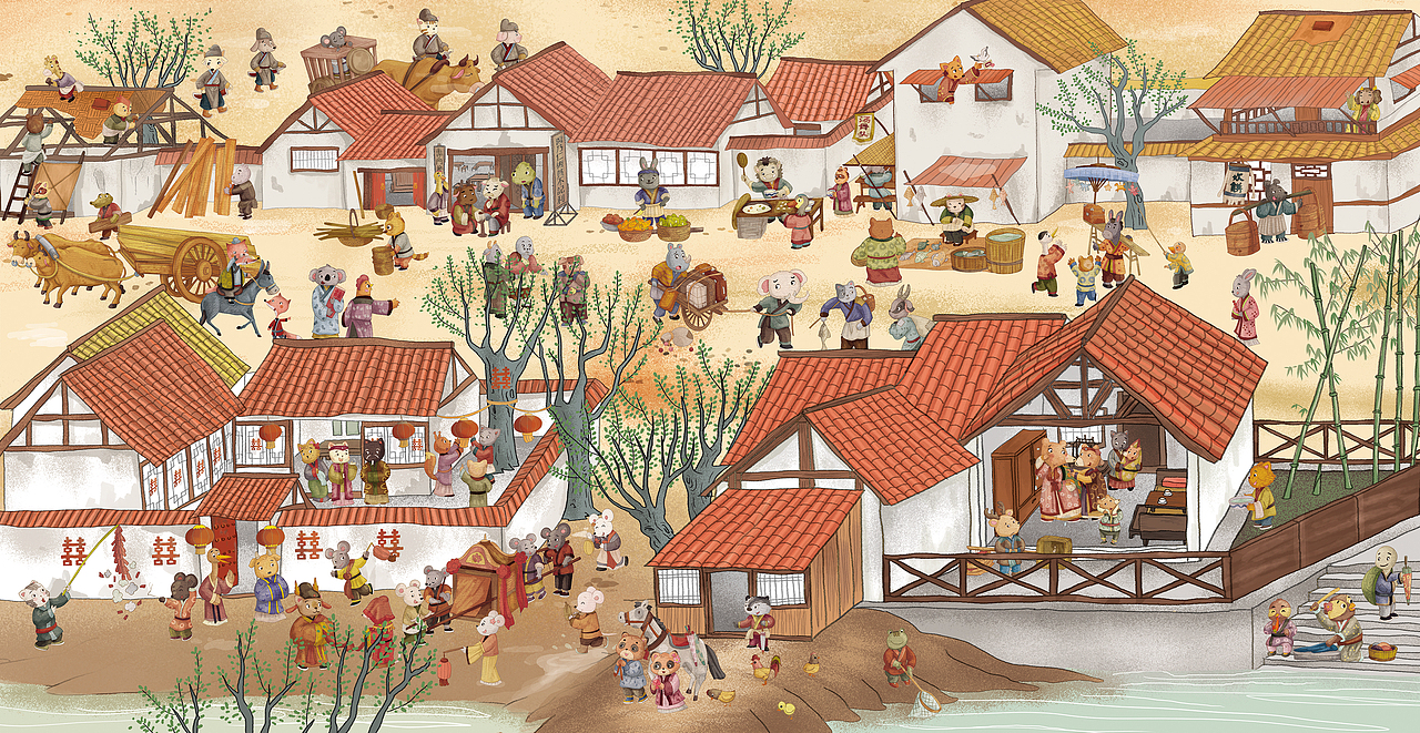 狐狸家清明上河图