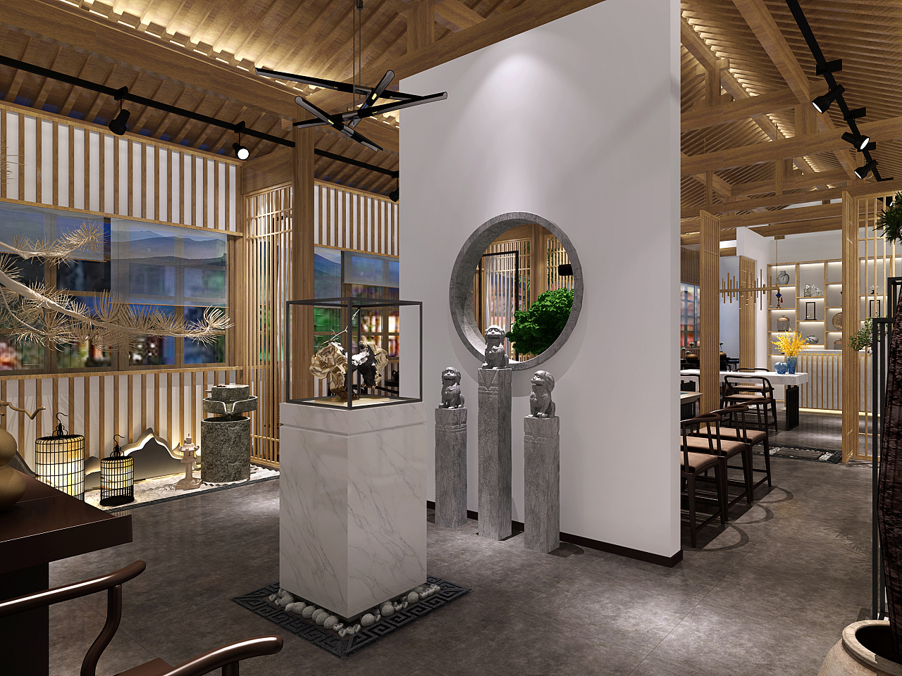 昆明新中式眼镜店|空间|家装设计|万物三千设计事务 - 原创作品