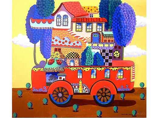 孙立沙《兔毛柔的小屋1》