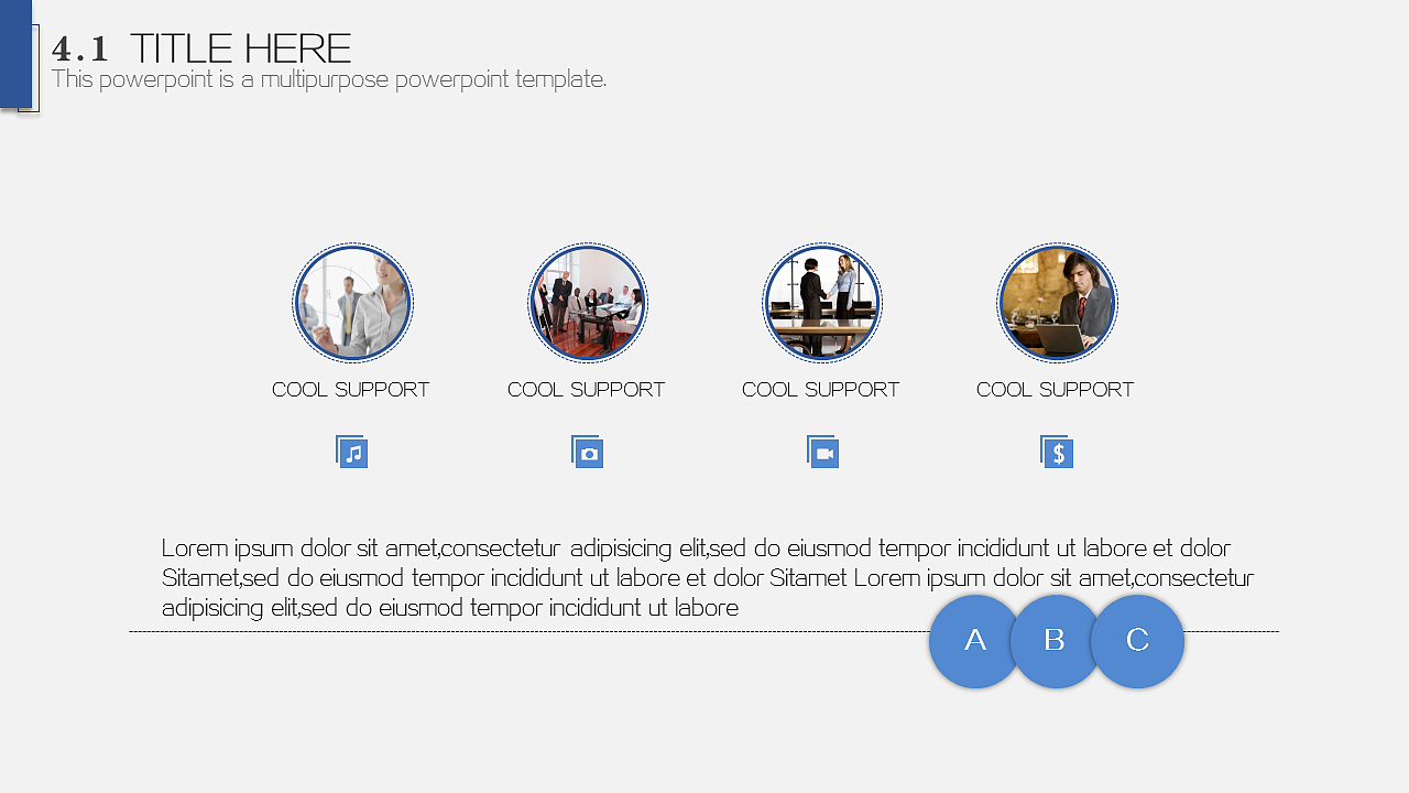 用线条演绎蓝色律动（图ZMzYzNzM0ODg=） - PPT/Keynote - 站酷设计师十月荷原创素材 - 站酷ZCOOL
