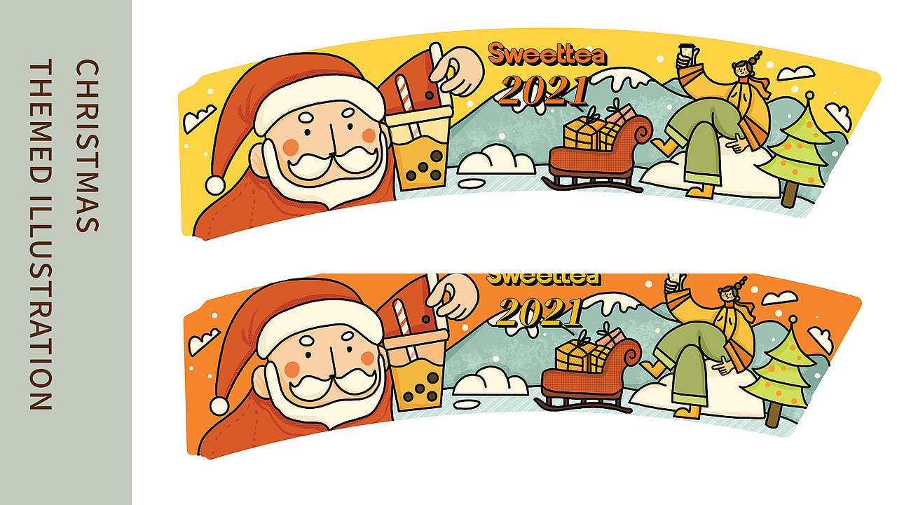 BOX I 圣诞插画汇总（图ZMjM2NzcwNzgw） - 创作习作 - 站酷设计师BiShi_Box原创素材 - 站酷ZCOOL