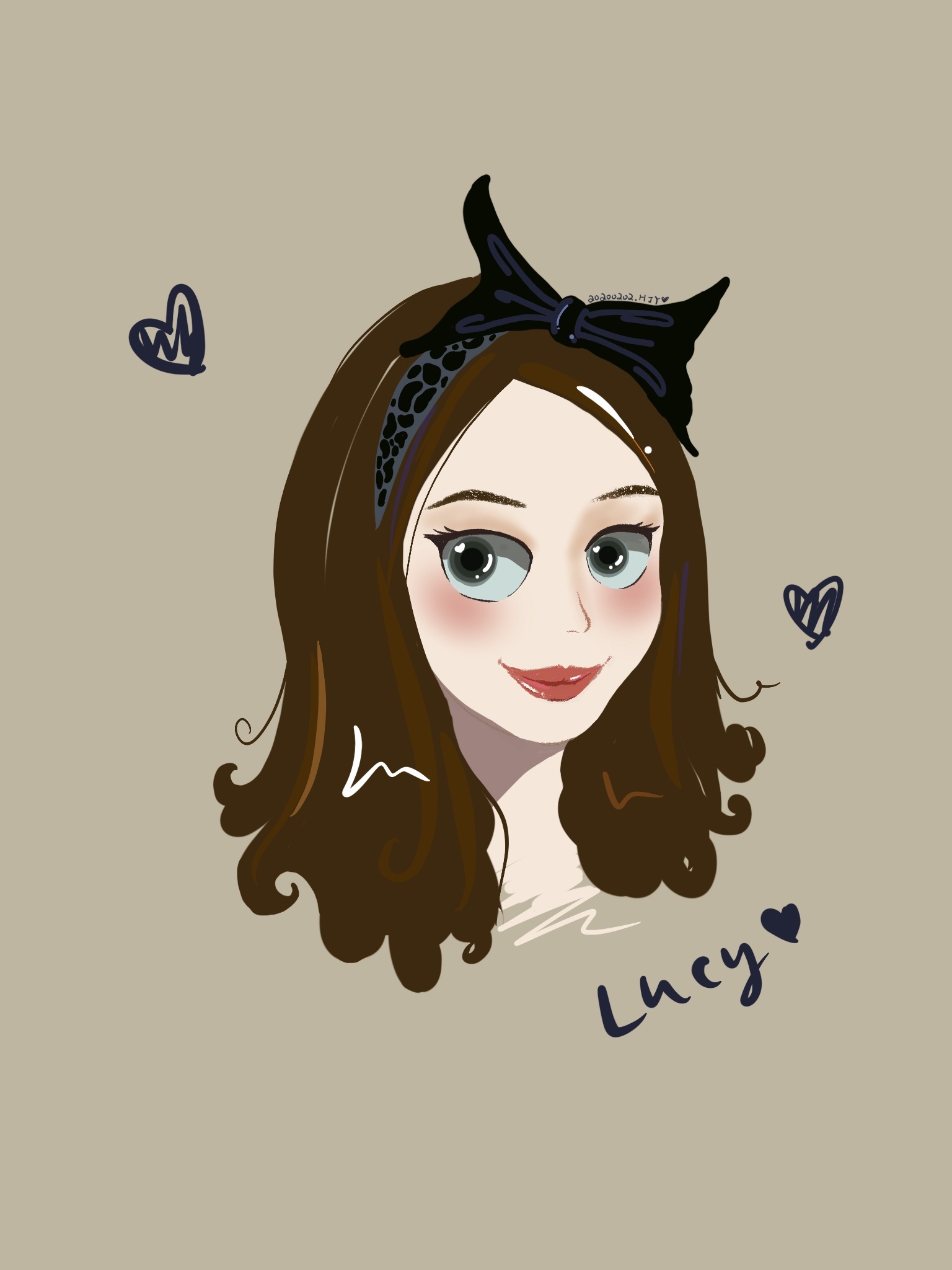 procreate插画手绘头像集合1