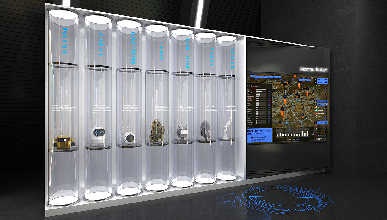澳门科学馆（机器人馆）（图ZMjIyNDI1NTQw） - 展陈设计 - 站酷设计师Y杨g光宇Y原创素材 - 站酷ZCOOL