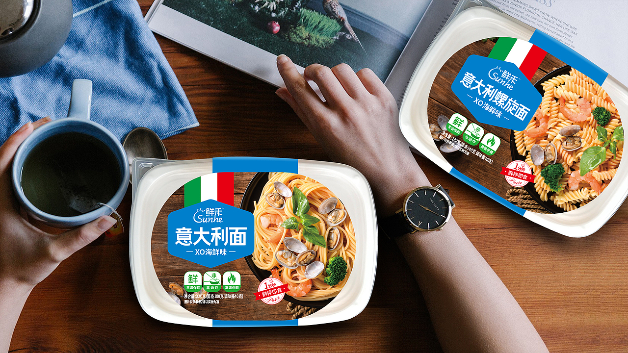 鲜禾×贾颖——意大利面包装设计