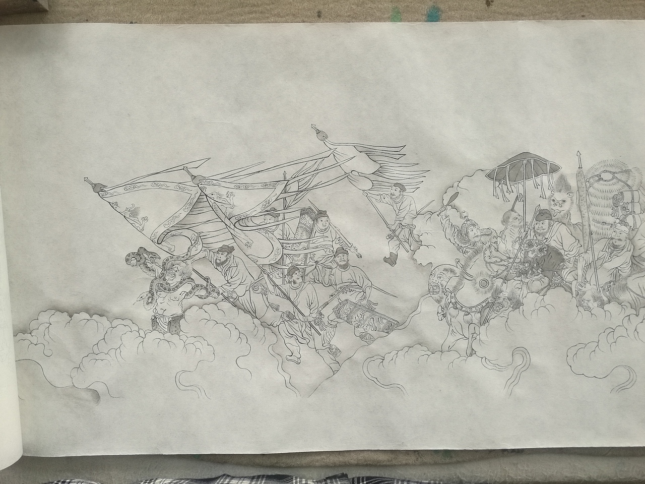 西岳降灵图（图ZMTU5OTYwMDI4） - 绘画 - 站酷设计师三一闲人原创素材 - 站酷ZCOOL