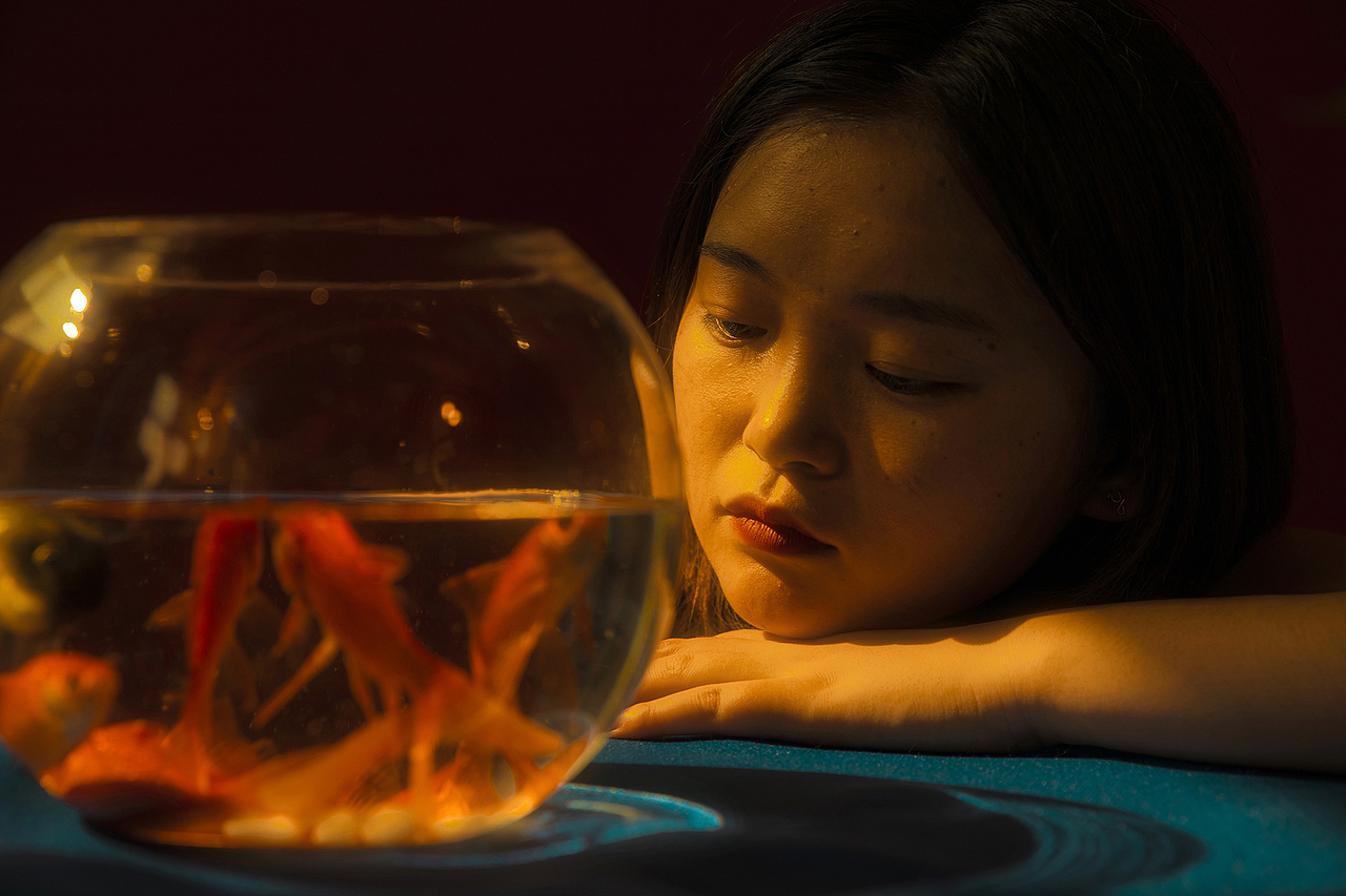 练习室内人像拍摄和后期