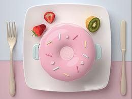 甜甜圈餐盤(pán)