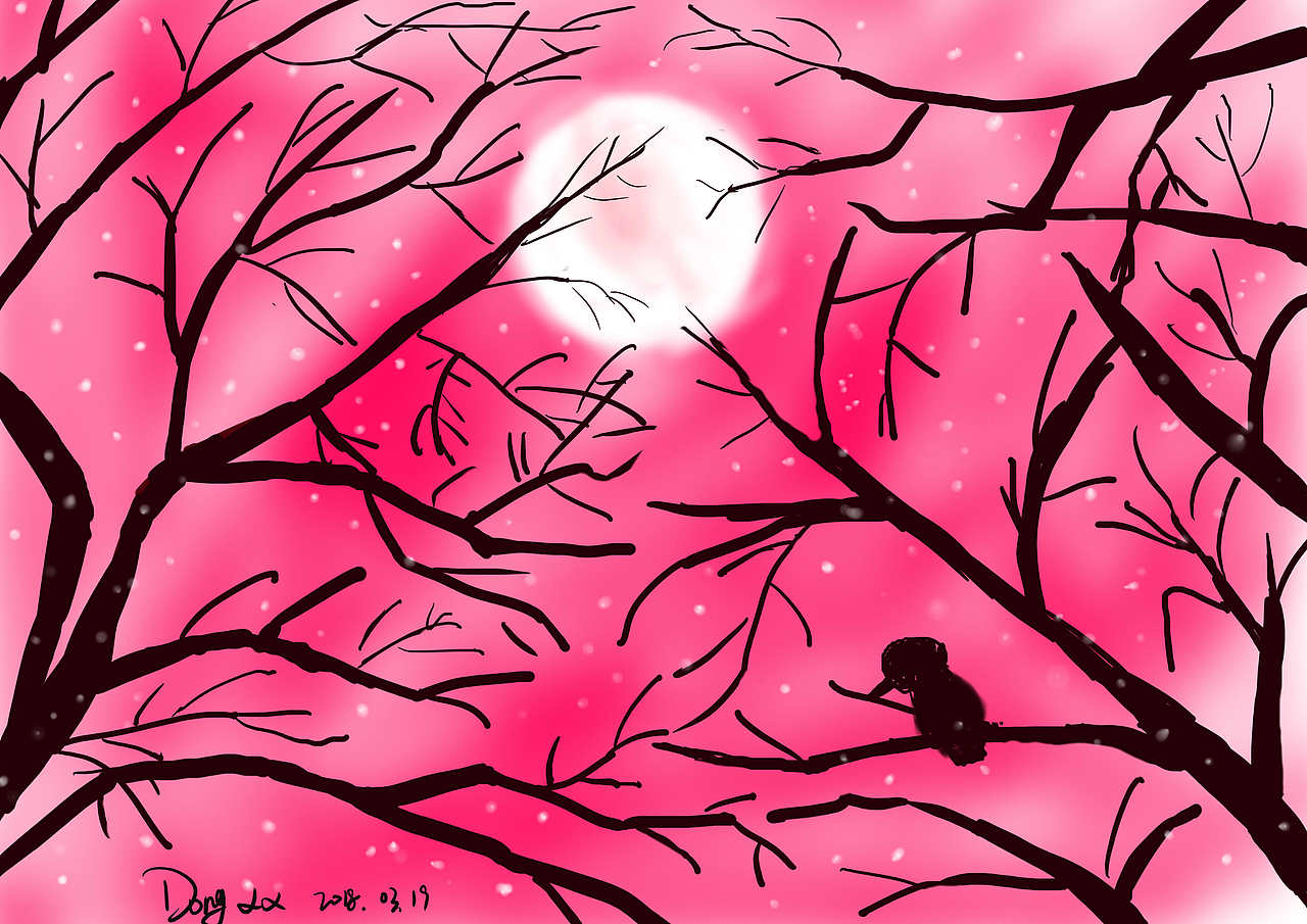 枯藤老树昏鸦（图ZMTA4NDkzODk2） - 儿童插画 - 站酷设计师许下愿心原创素材 - 站酷ZCOOL