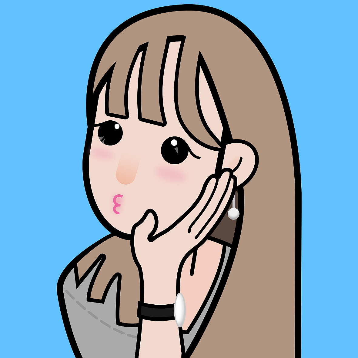 送闺蜜的生日礼物~（图ZNTEyODkzNjQ=） - 单幅漫画 - 站酷设计师喵阔森SEI原创素材 - 站酷ZCOOL