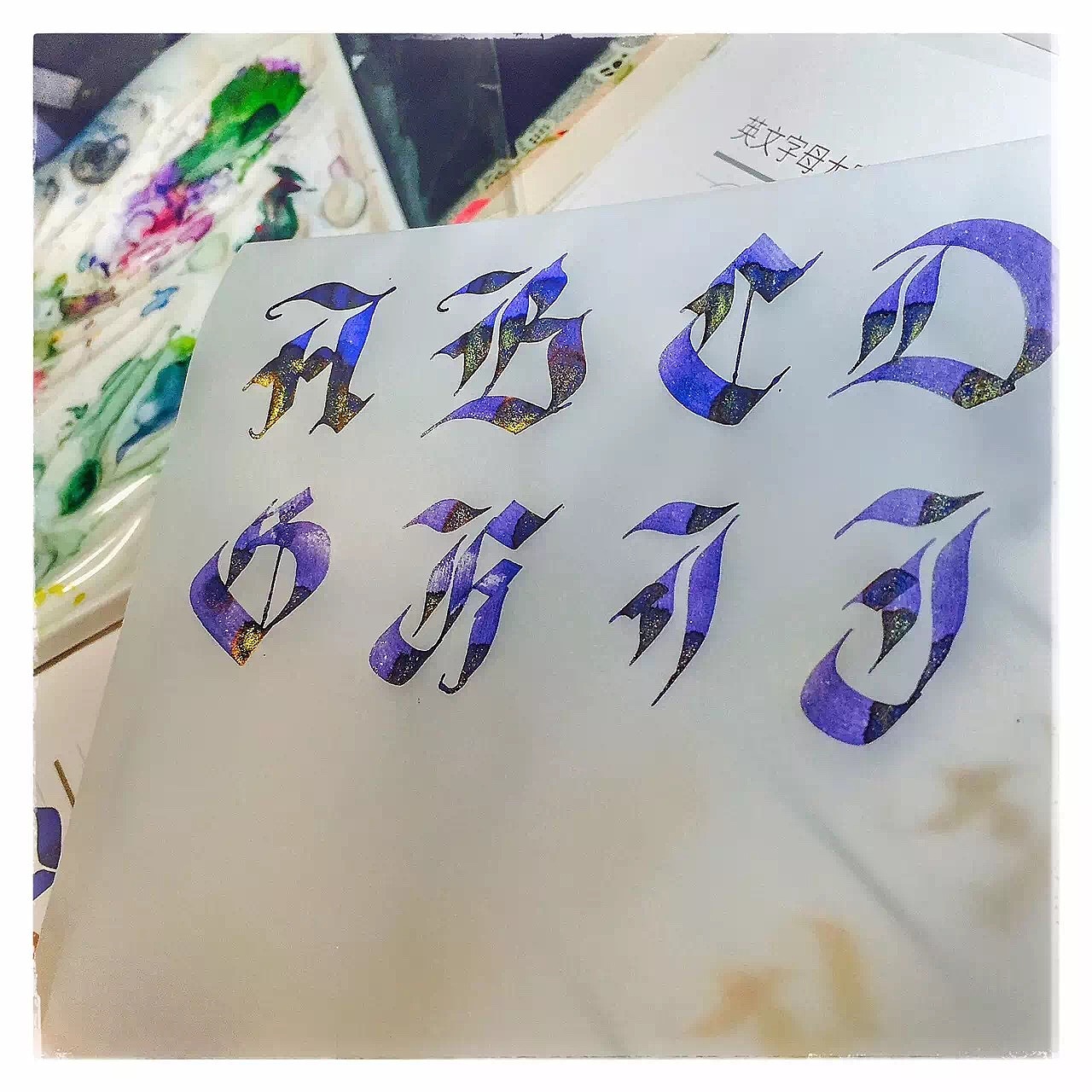 英文书法练习合集|纯艺术|书法|寻找乌托邦去_原创作品-站酷zcool