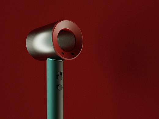 戴森吹风机-OC建模渲染练习