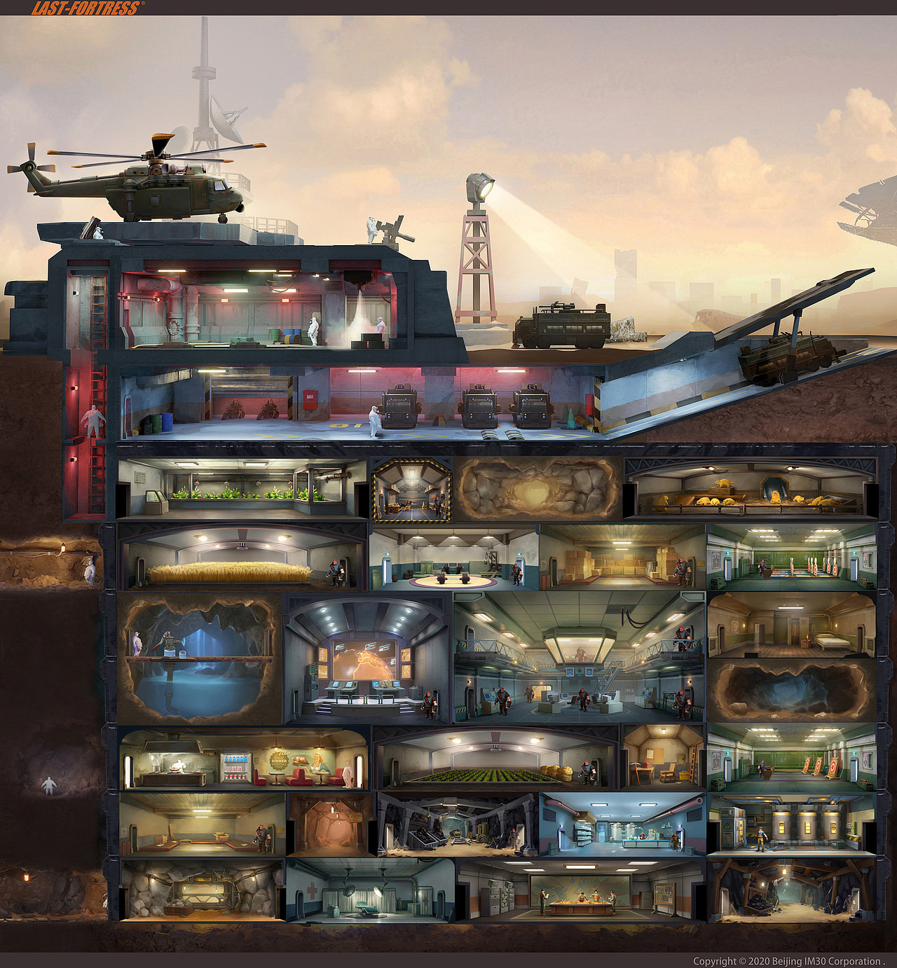 lastfortress项目避难所概念图