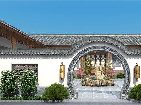 万堂仿古砖雕月亮门装饰用材推荐