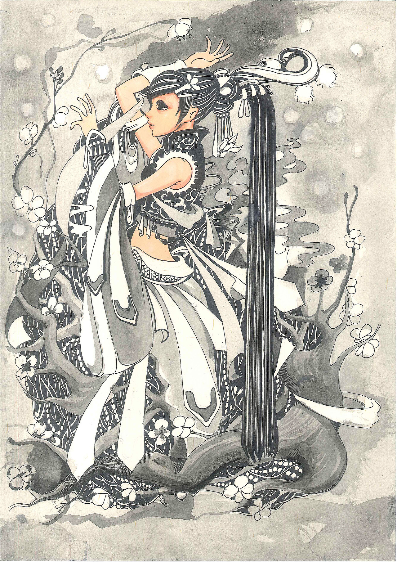 #青春答卷2014#四季歌 拟人手绘 谨以此作,纪念以前没有来得及珍惜的春夏秋冬(图ZMTcwMjc0MjA=) - 商业插画 - 站酷设计师狐狸精小五原创素材 - 站酷ZCOOL