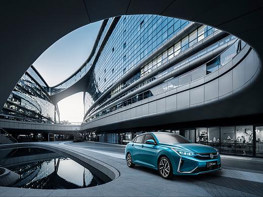 东风风神奕炫 汽车修图合成