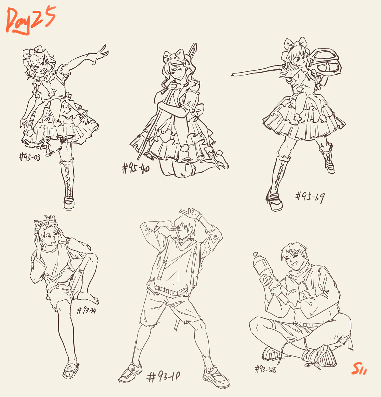 11期Day25 @速寫(xiě)班長(zhǎng) #速寫(xiě)60天挑戰(zhàn)賽# ???（圖ZMjk0MzY5MjI4） - 創(chuàng)作習(xí)作 - 站酷設(shè)計(jì)師一語(yǔ)四字原創(chuàng)素材 - 站酷ZCOOL