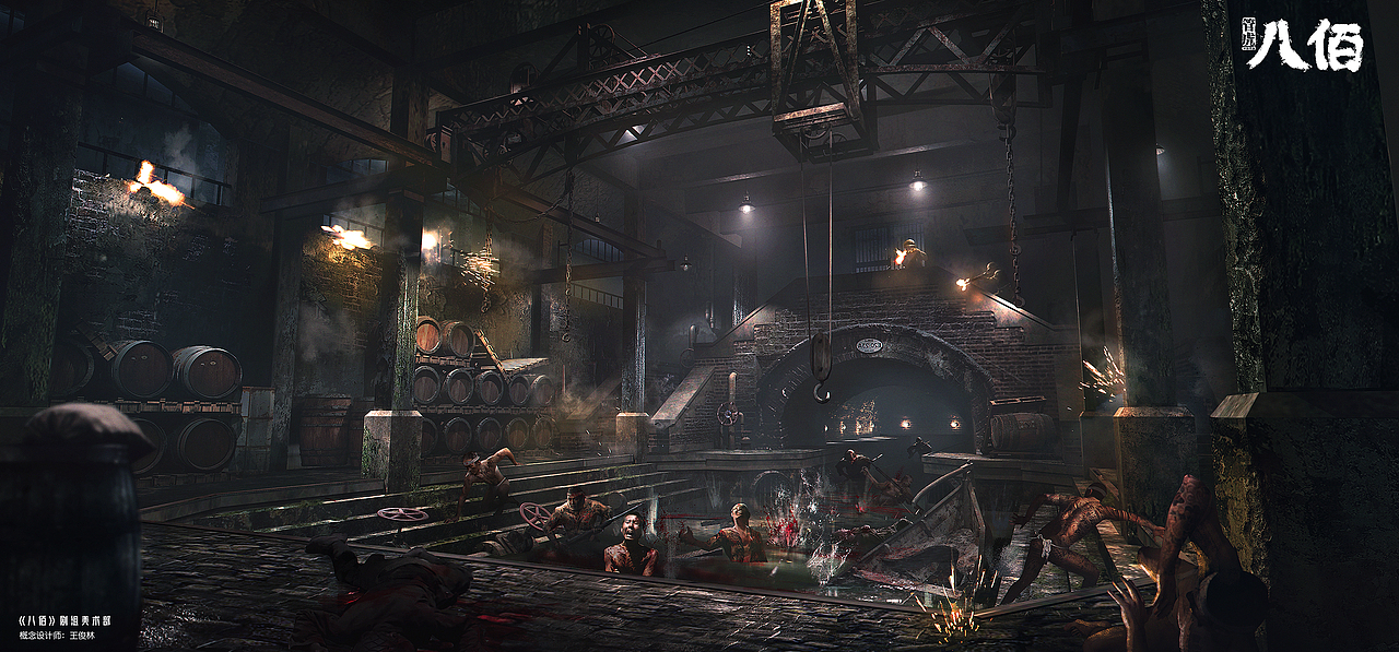 电影《八佰》概念图（一）（图ZMjIxNzkzOTUy） - 概念设定 - 站酷设计师俊灵WJL原创素材 - 站酷ZCOOL