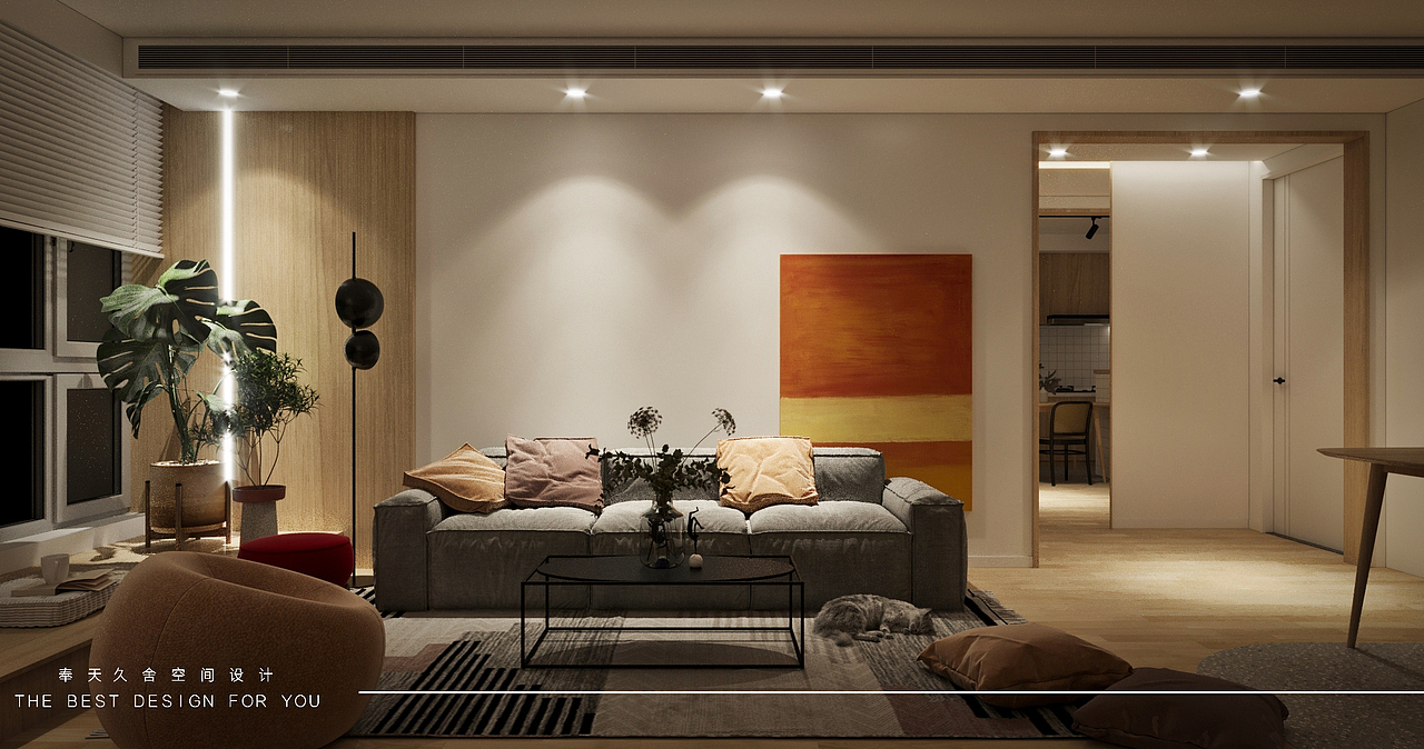 华强城83㎡我的太阳 —— 奉天久舍空间设计（图ZMTgyOTk5MTQw） - 家装设计 - 站酷设计师奉天久舍空间设计原创素材 - 站酷ZCOOL