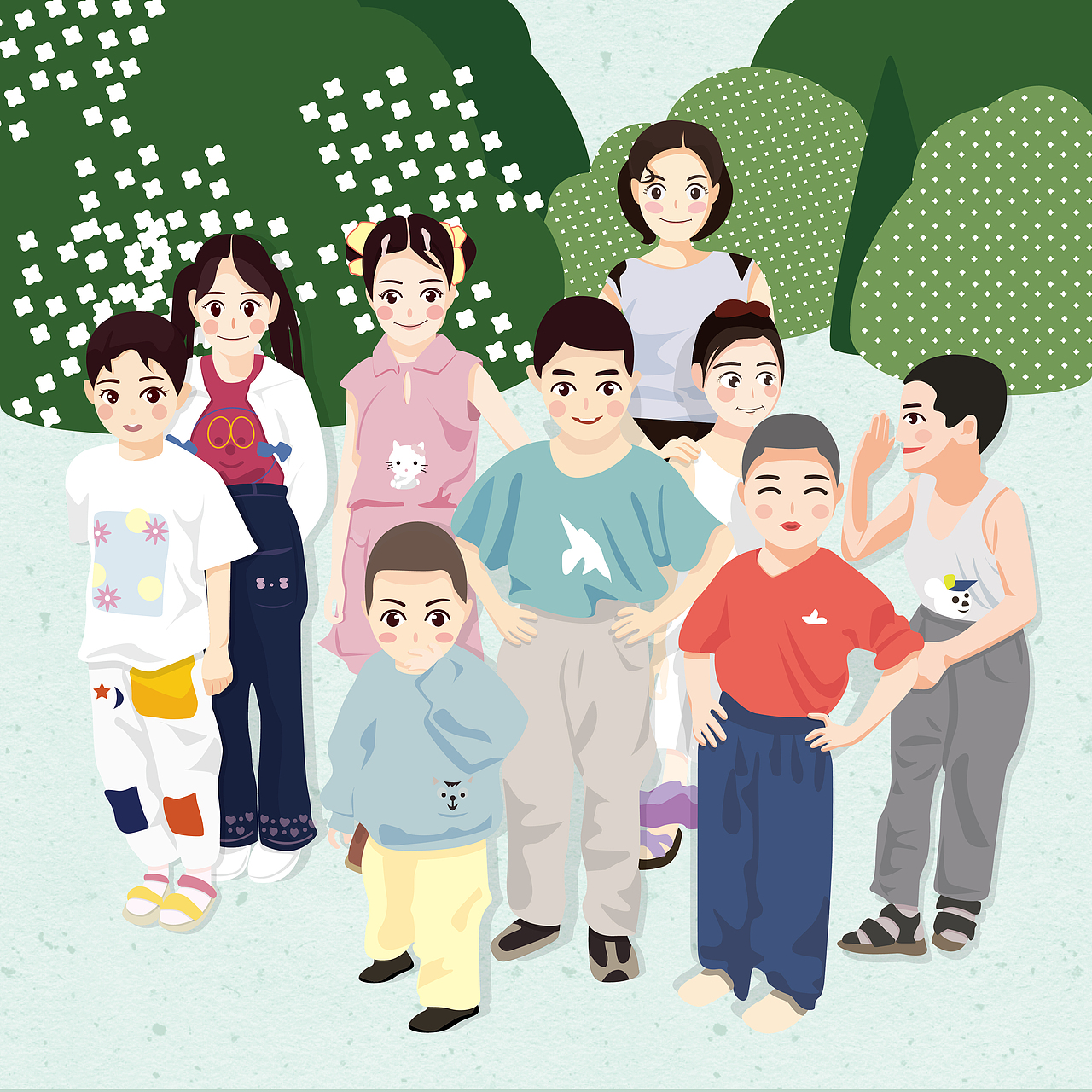 一声呼唤 儿时的伙伴