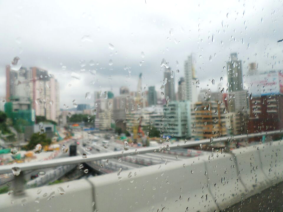 香港雨景