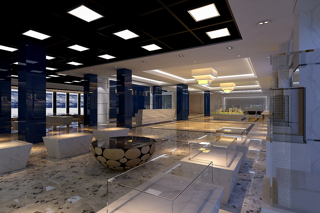 江苏扬州高邮诚信电子商务物流园售楼处（图ZMTQxMTg0MjA=） - 家装设计 - 站酷设计师wangzhongsai原创素材 - 站酷ZCOOL