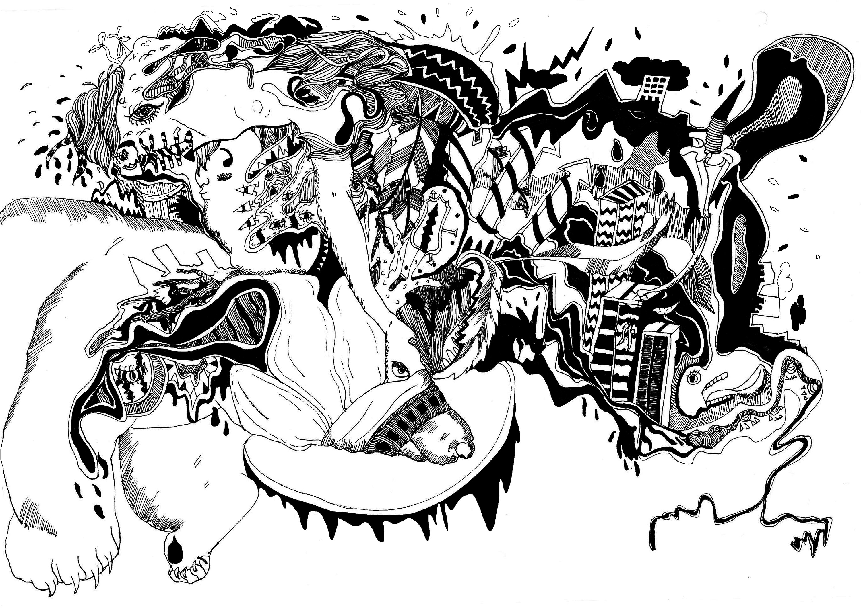 自然生态手绘插画|插画|商业插画|tiin - 原创作品 - 站酷 (zcool)