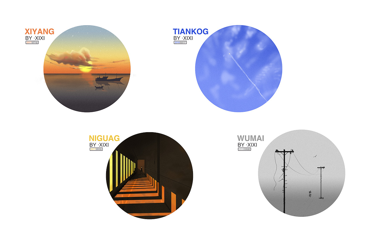 风景小插画（图ZMTA5OTMyNjQw） - 图标 - 站酷设计师Kibokk原创素材 - 站酷ZCOOL