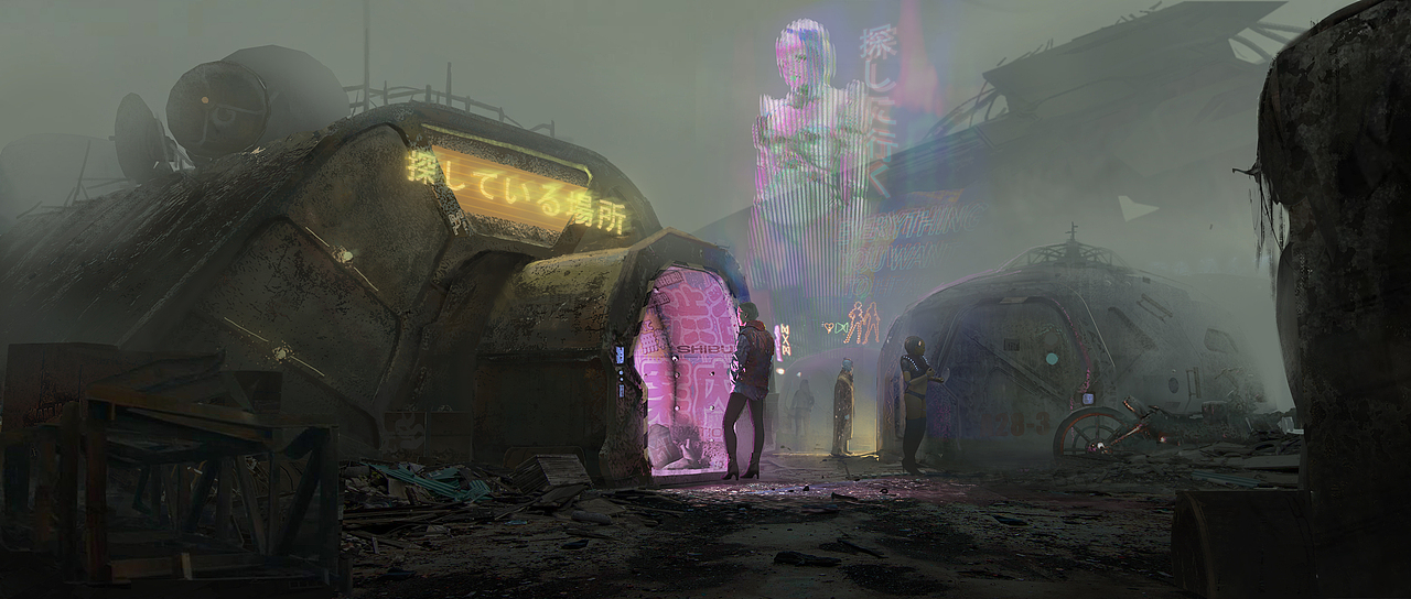 赛博朋克feel~_猫伊noiclee-站酷zcool