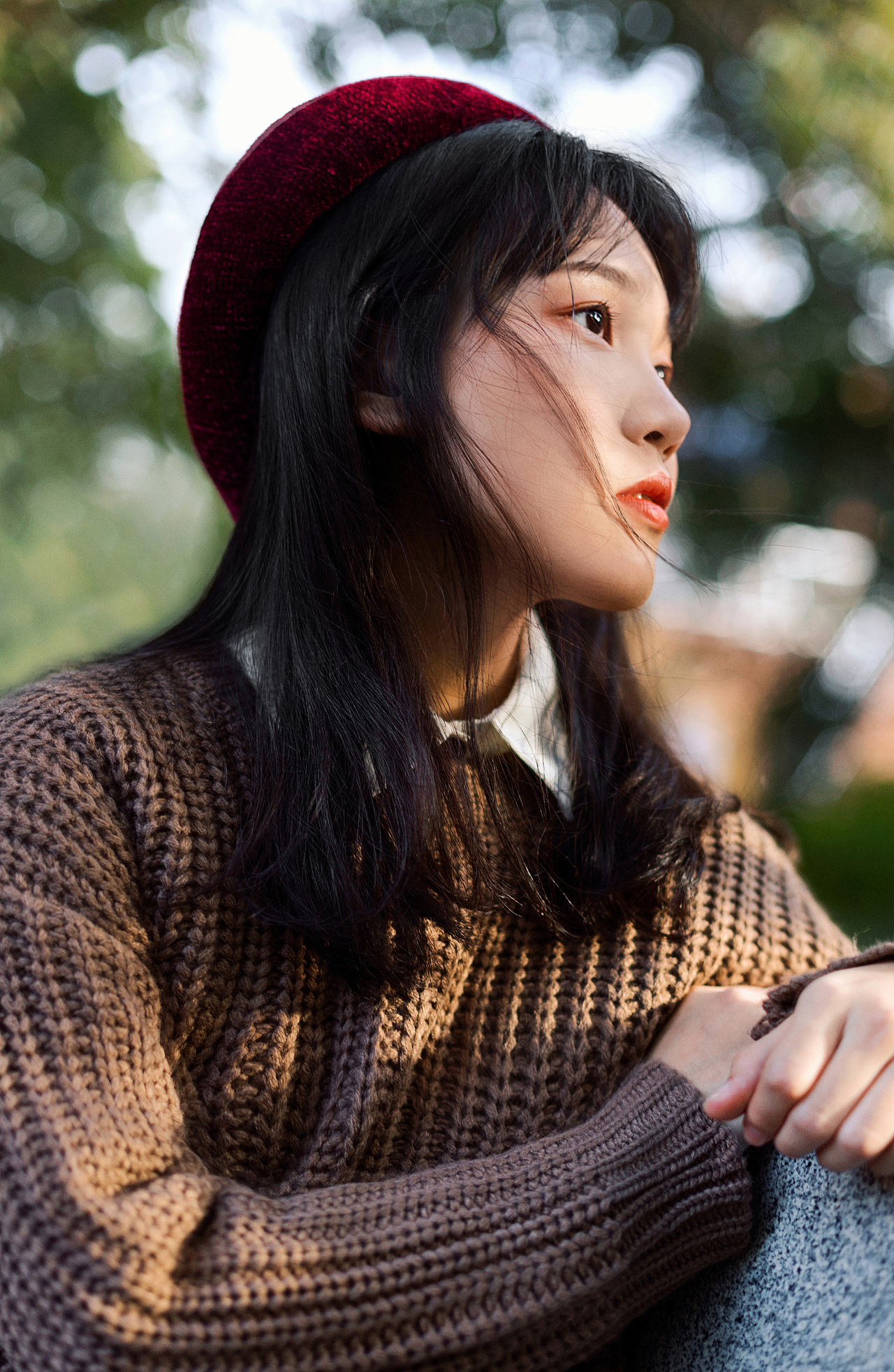 冬日里笑的甜甜的你～（图ZMTQxNzI5ODA4） - 人像摄影 - 站酷设计师早遇山谷原创素材 - 站酷ZCOOL