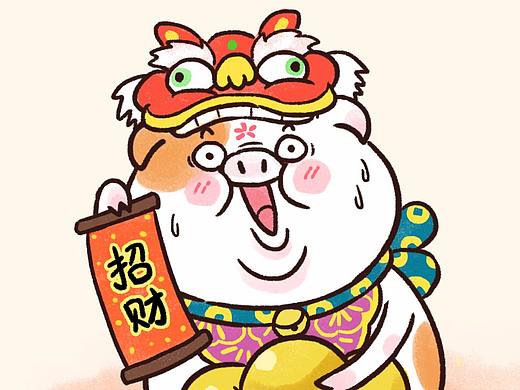 猪年贺年商插