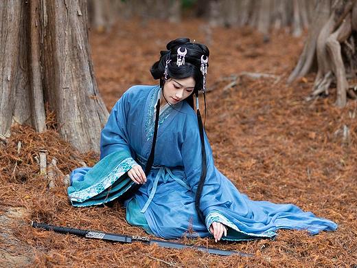 战国袍的氛围感