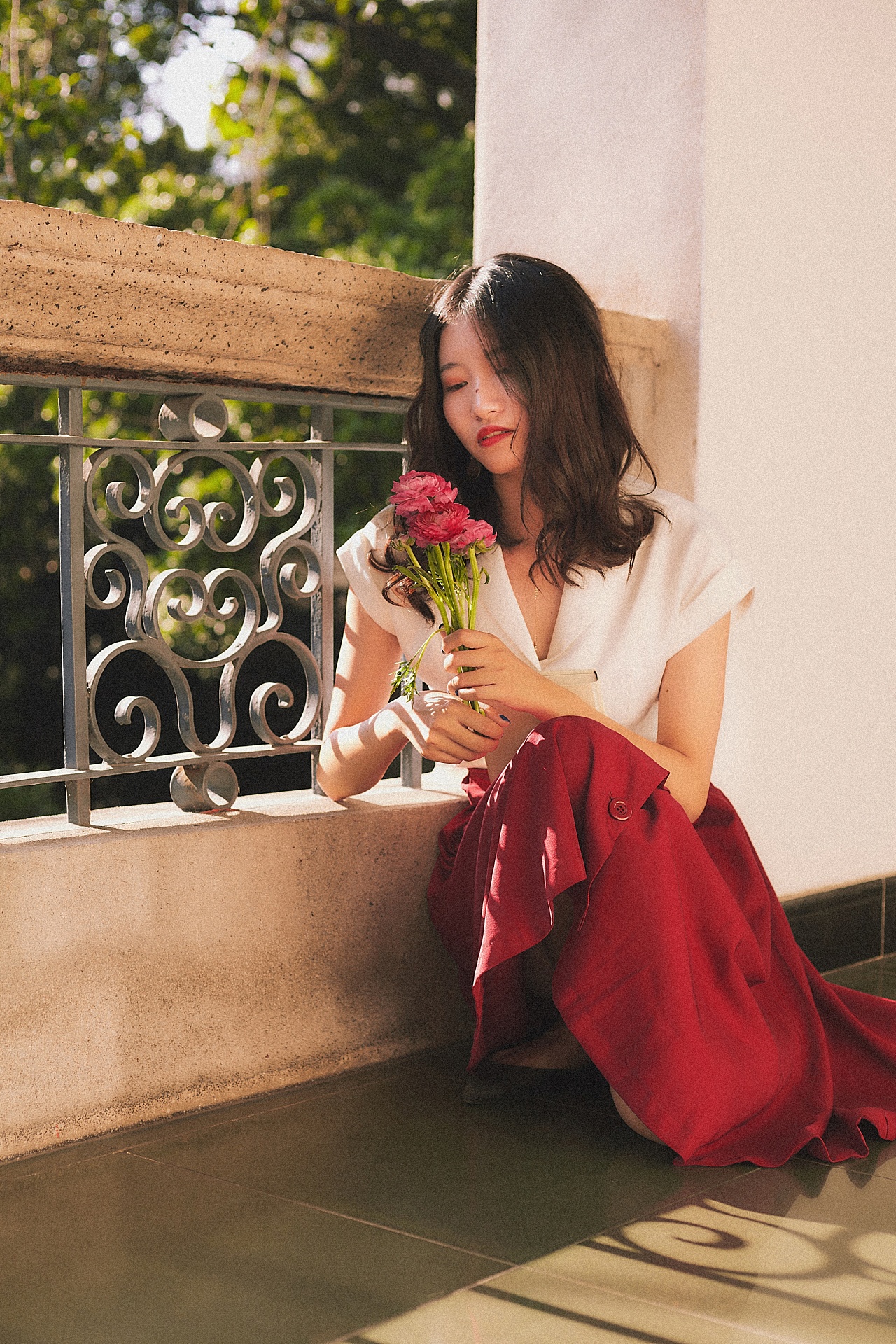 光落在你脸上 复古人像写真