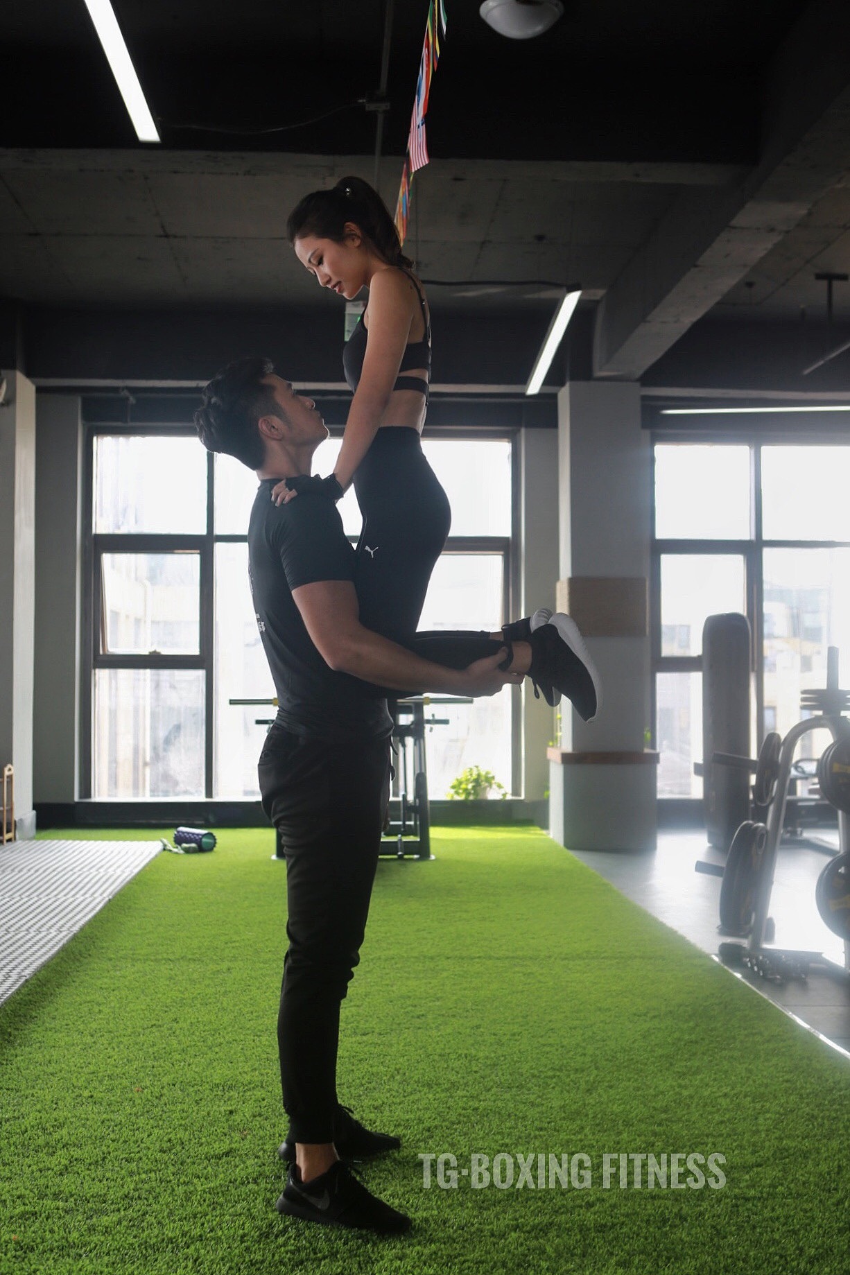 搏击健身私教工作室宣传照