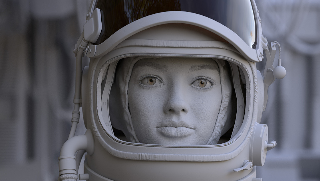 《太空女孩》,深夜工作室Eric Zhang老师作品