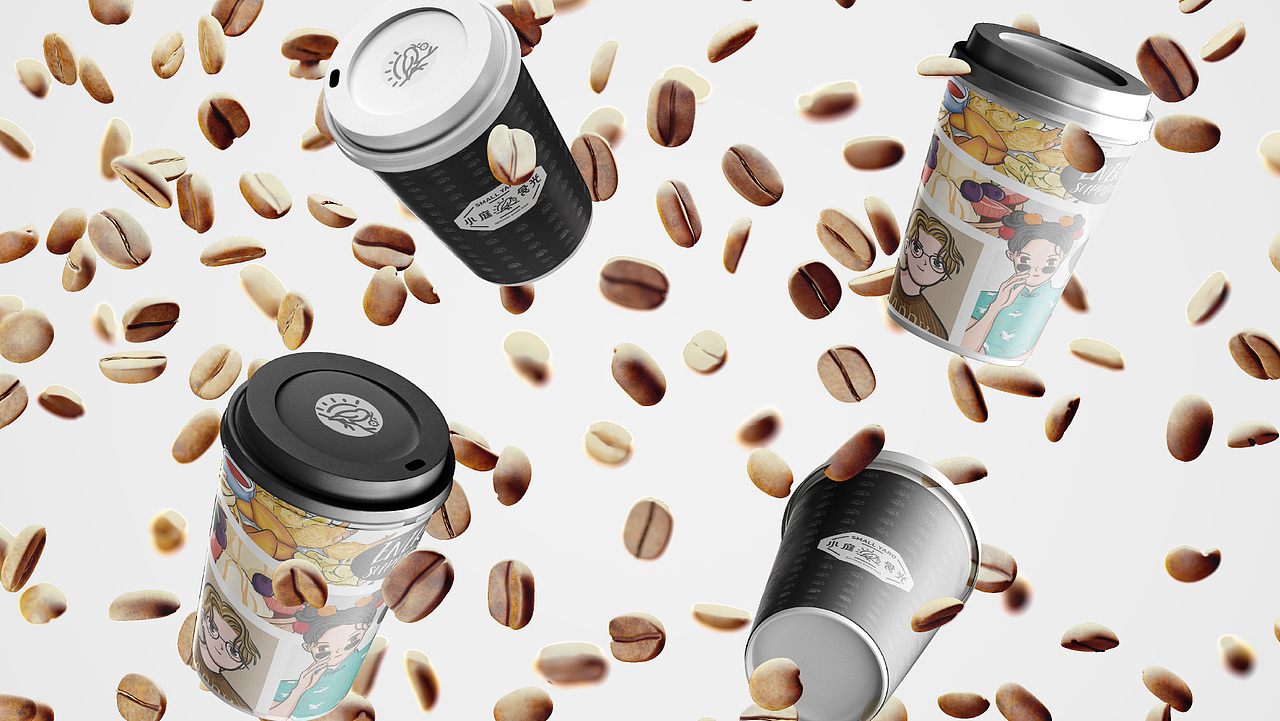 小庭食光LOGO提案（图ZMTg1MjYwMTA4） - 品牌 - 站酷设计师Vicky_惊鸿原创素材 - 站酷ZCOOL