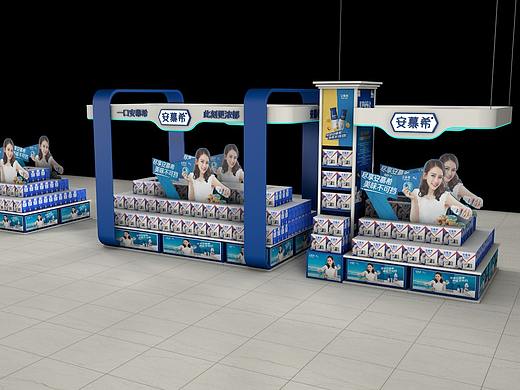 C4D 伊利超市店中店 专区（个人主页-ZMzI2ODkzOTY=） - 场景 - 站酷设计师白金_SHIFT_W原创素材 - 站酷ZCOOL