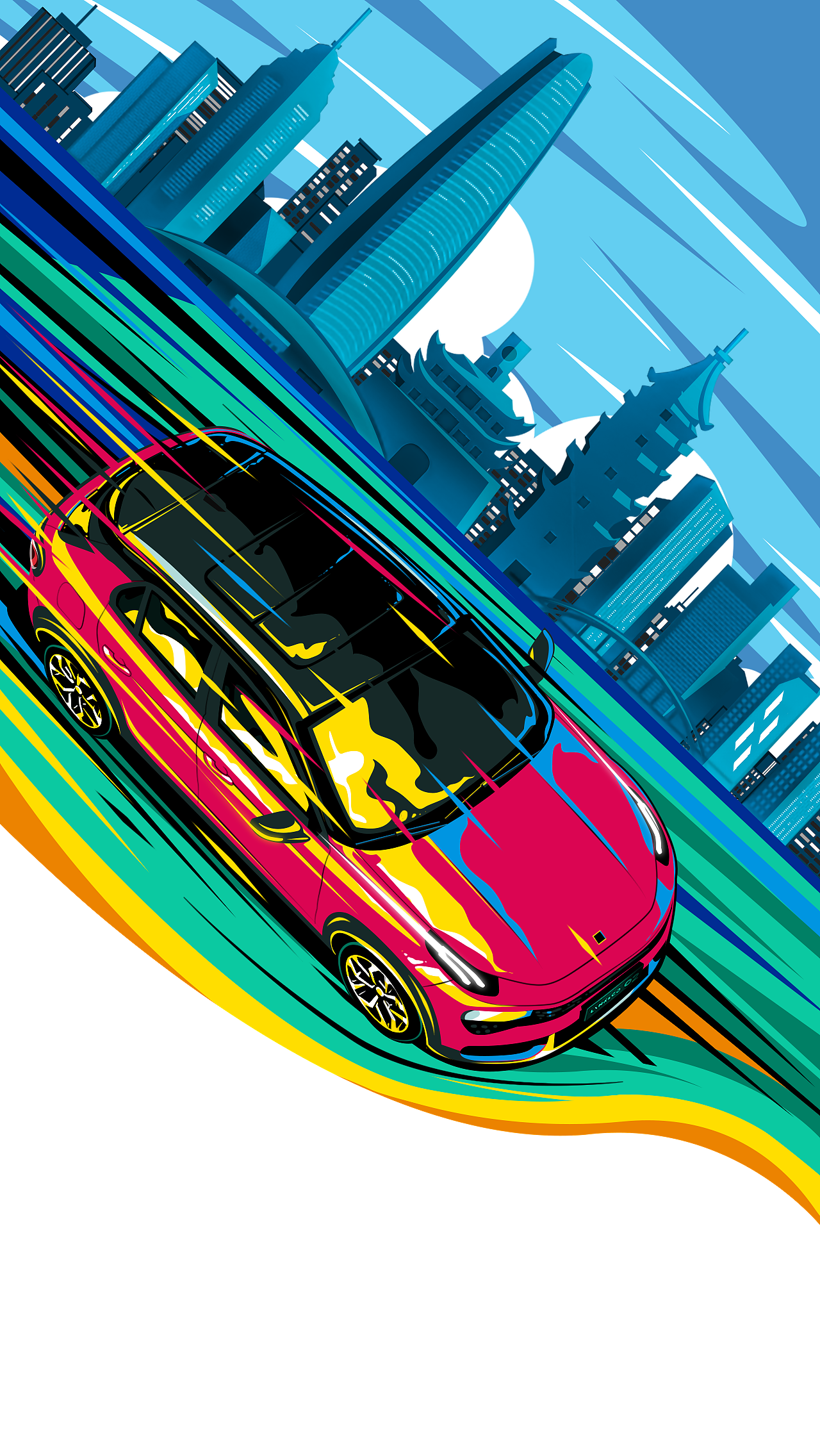 领克kv 插画 系列海报插画