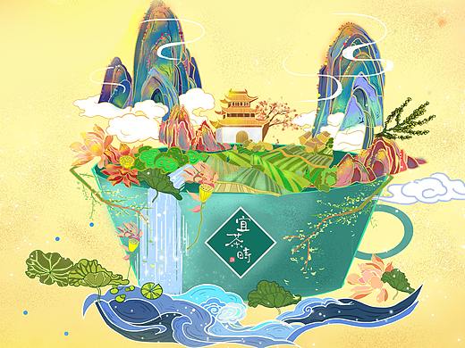 娃哈哈宜茶时海报