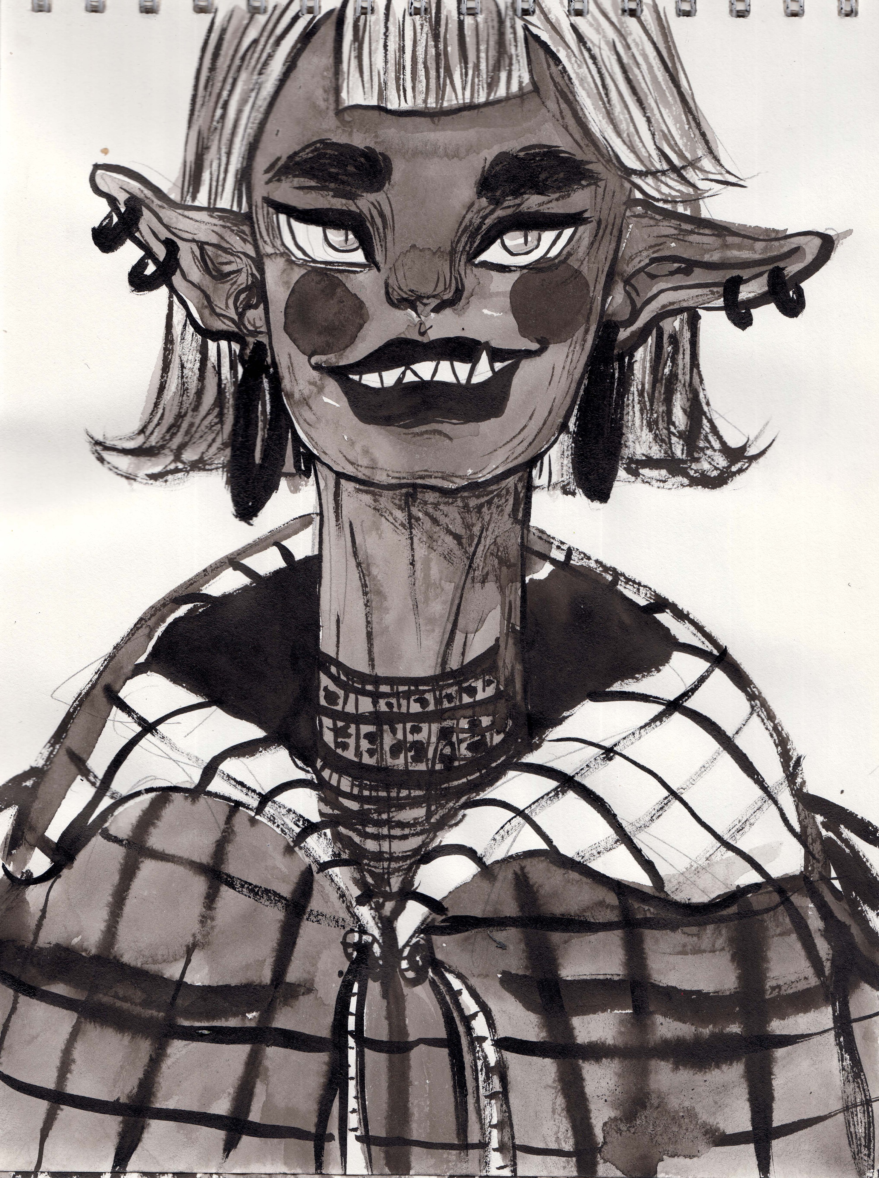 精怪|插画|插画习作|巨大的饼 - 原创作品 - 站酷 (zcool)